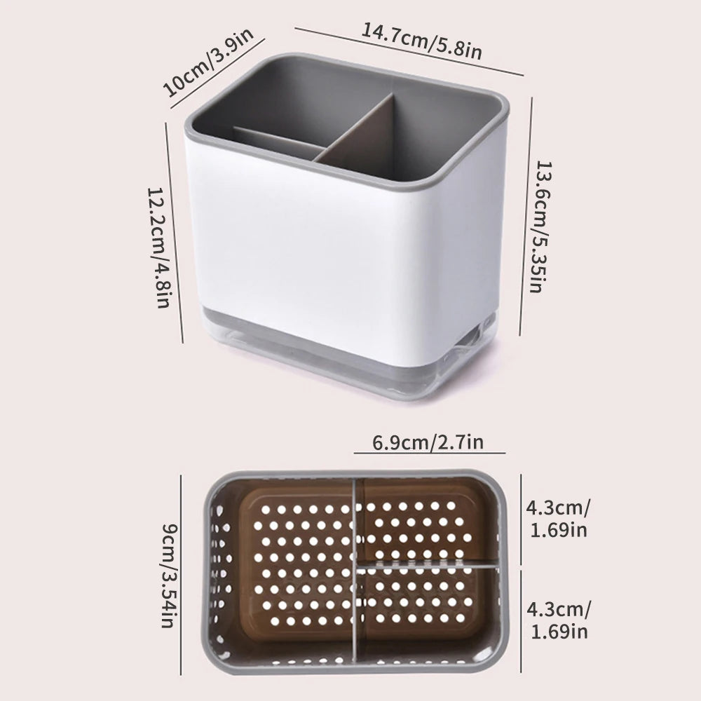 Household Multi-Functional Tableware Rack, Kitchen Tableware Drain Rack, Chopsticks Rack, Spoon, Chopsticks, Fork, Storage Rack