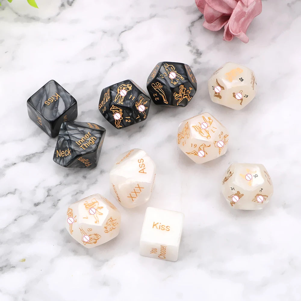 Adult Sex Toys Love Sexy Posture Humour Gambling 5 pcs/set Bar Toy Couple Gift Sex Dice Sex Toys for Couple