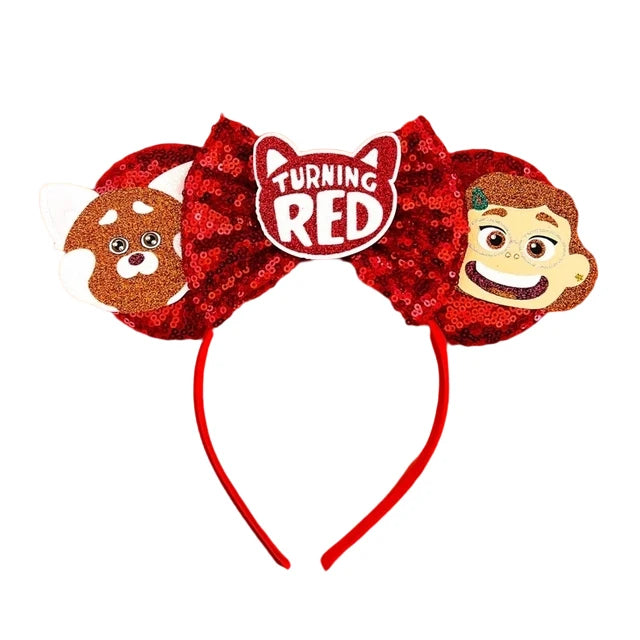 Chic Mickey Mouse Ears Headbands Women Halloween Party Cosplay Bad Guys Hairbands Girls Festival Gift Kids DIY Hair Accessories