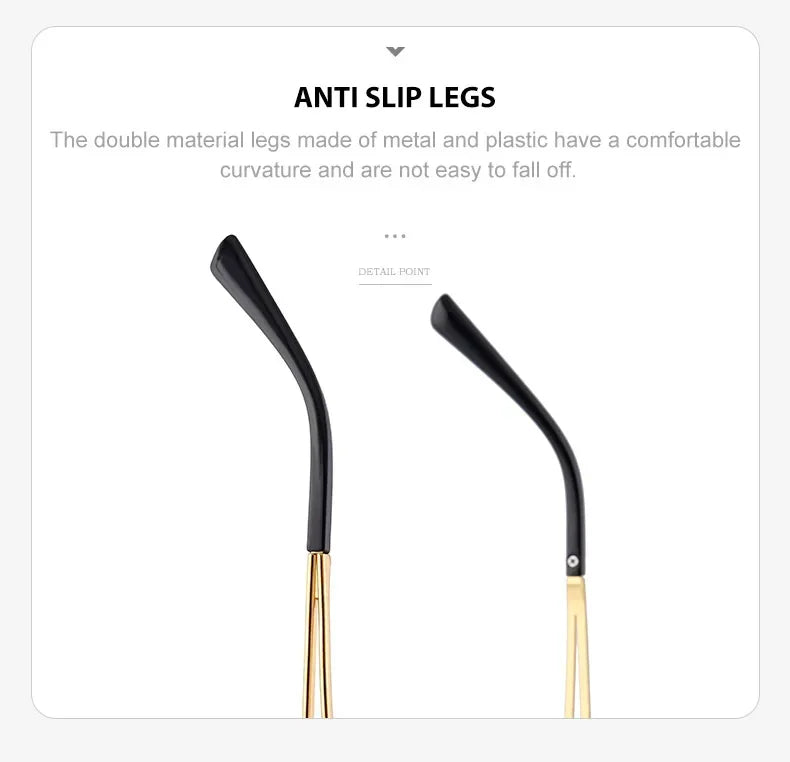 2024 Luxury Brand Sunglasses Men Retro Driving Sunglasses for Women Fashion Rimless Sun Glasses Uv400 Gafas De Sol Hombre