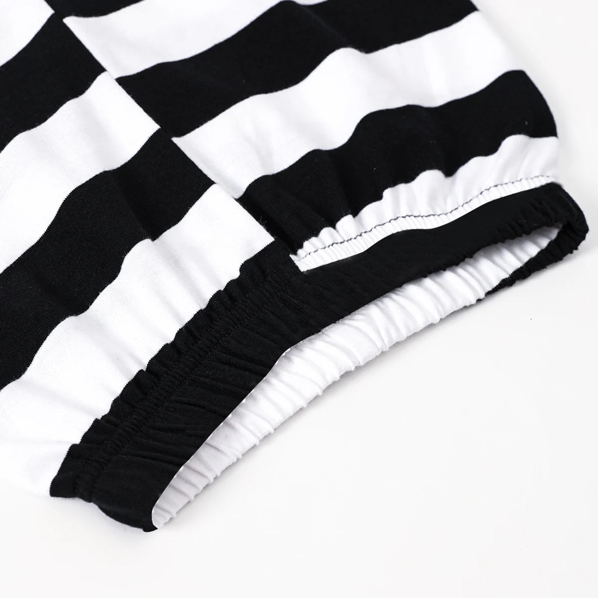 Black and White Striped Pajamas Set Toddler Boys Girls Halloween Robber Prisoner Thief Pjs for Kids Pyjamas Infant Party Clothes