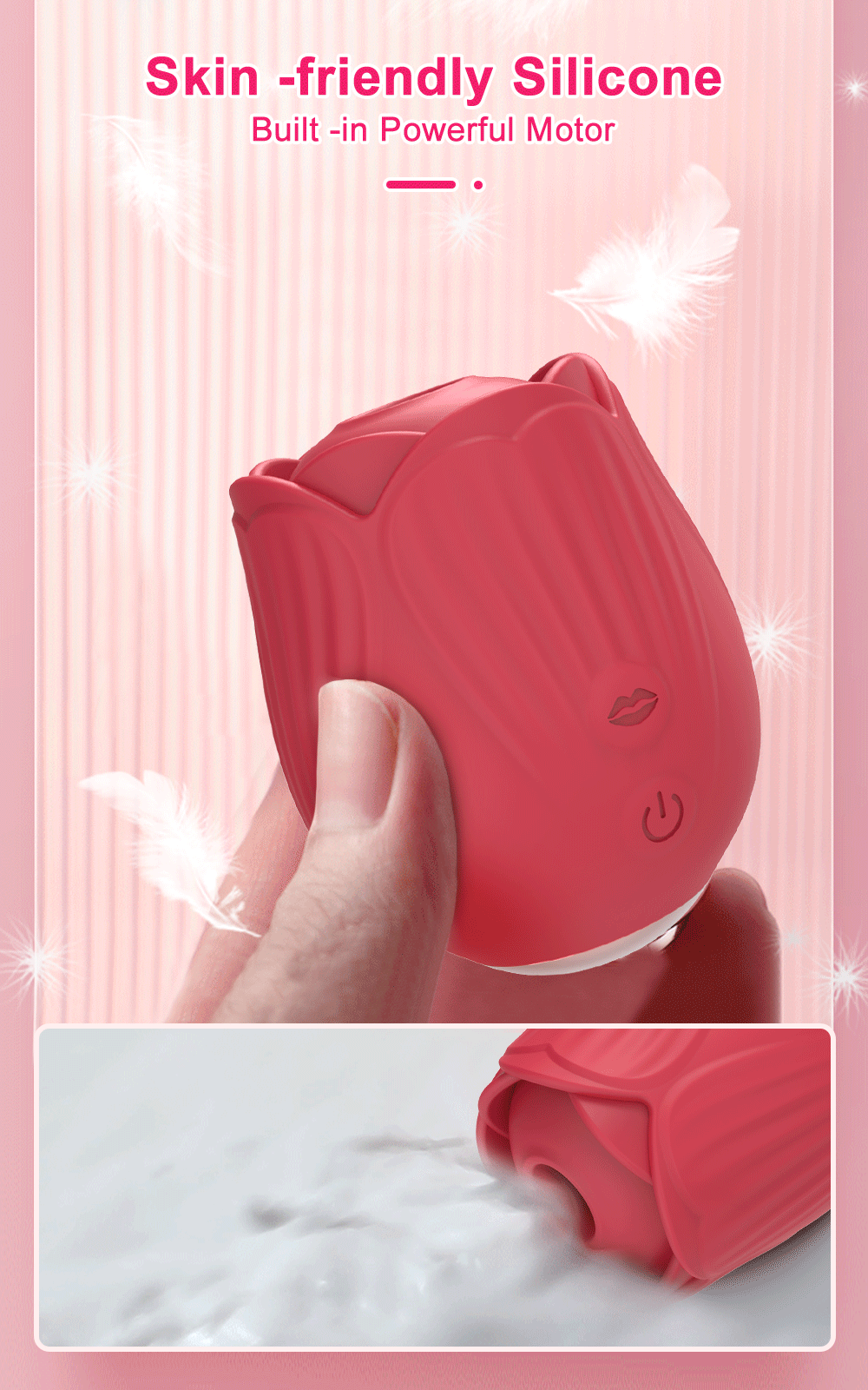 Rose-Toys Vibrator Nipple Clitoris Sucker Stimulator Vibration Masturbation Tools Women Couple Sex Toys Vibrator 18 Adult Toys