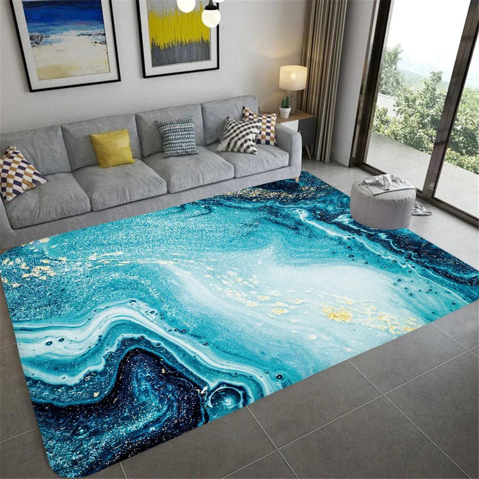 Home Mats Marble Carpets Living Room Bedroom Entrance Doormat Floor Mats Carpets Anti-Slip Mat Rugs Balcony Rug Bedroom Decor