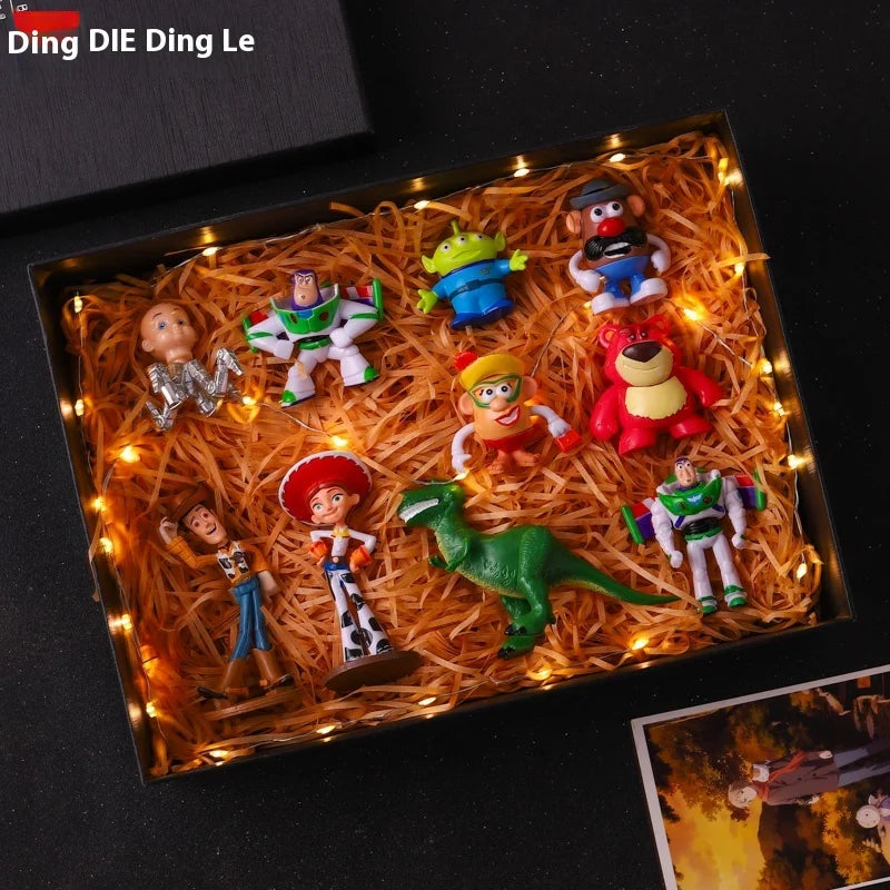 Full set of dolls toys Story Buss Light Years Woody Handmade Dolls ornaments Blind Boxes to send children birthday gifts
