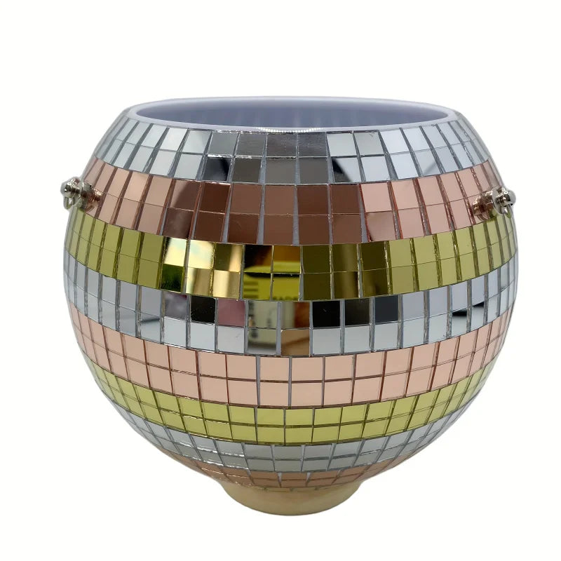 1pc Unique Handcrafted Bohemian-Inspired Hanging Disco Mirror Ball