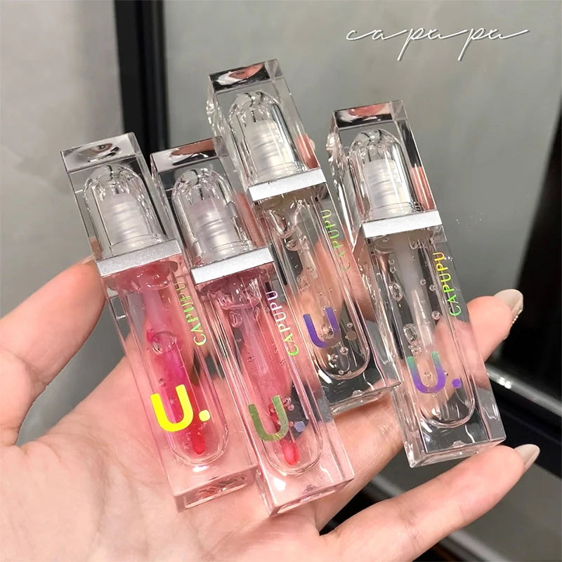 Lip oil Moisturizing Long-lasting Lip Gloss Transparent Fade Lip line Lipstick Base High appearance level beep lips