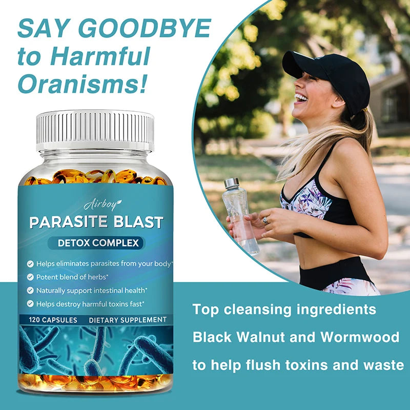 Parasite Blast - Bowel Cleansing Supplement, Digestive Health, Immune Health, Parasite Removal