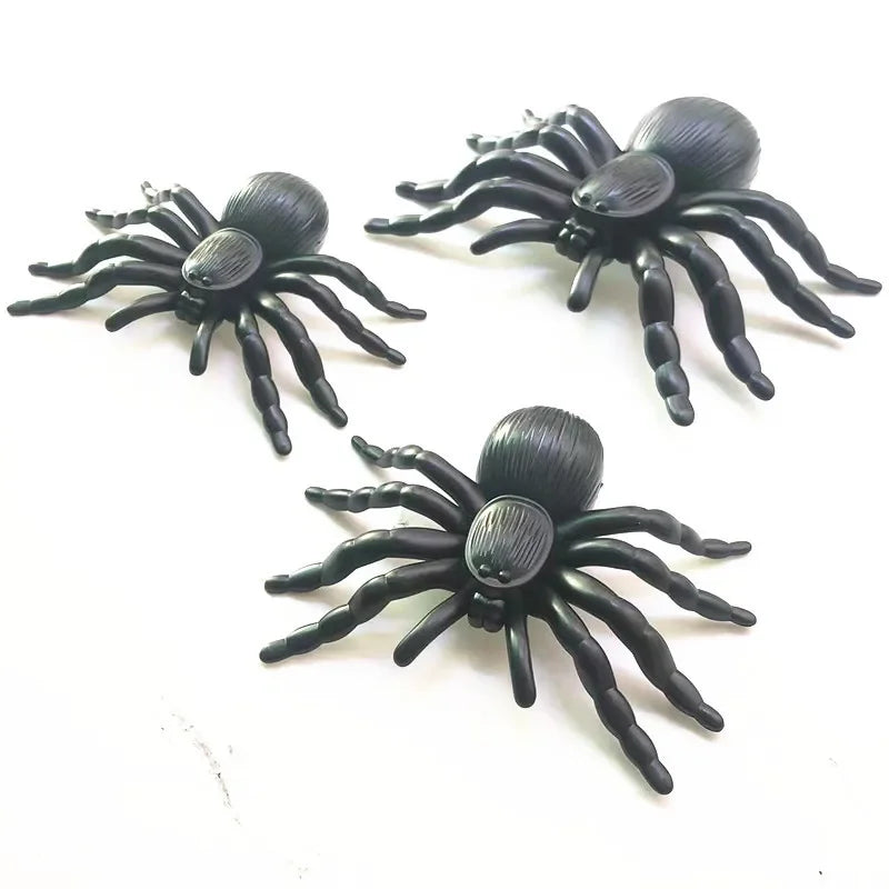 Black Spider Halloween Decoration Supplies Festival Supplies Funny Prank Toys Useful Decoration Realistic Prop