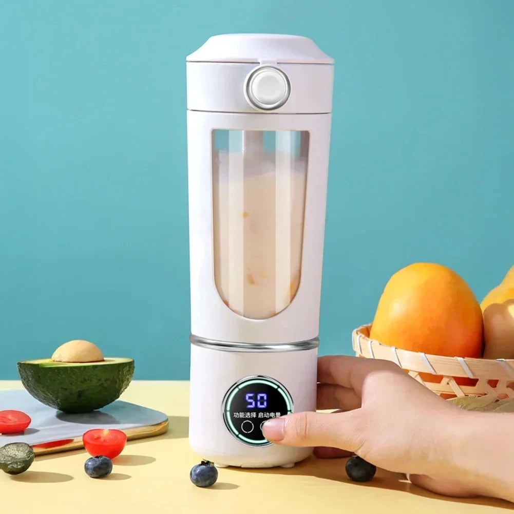 Stainless Steel Electric Blenders 700ml Juice Maker Blender 12 Leaves Strong BPA-free Smoothies/Ice Fruits/Nuts Blender Bottle