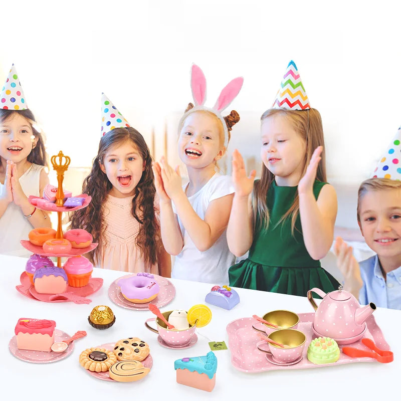 children's family toys afternoon tea desserts cakes simulation toys girl gift sets