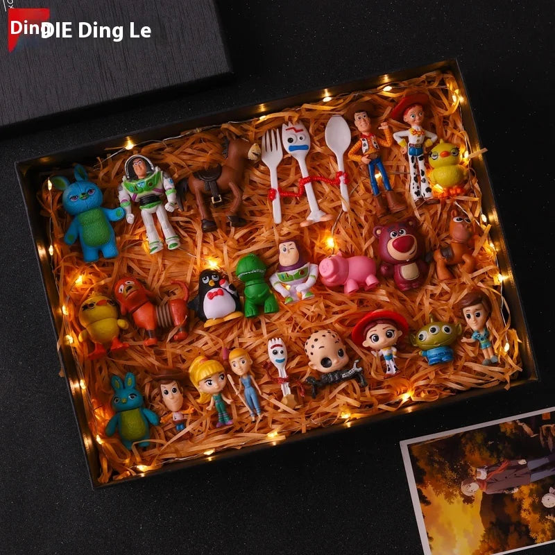 Full set of dolls toys Story Buss Light Years Woody Handmade Dolls ornaments Blind Boxes to send children birthday gifts