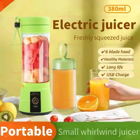 Electric Juicer Mini Portable Blender Fruit Mixers Fruit Extractors Multifunction Juice Maker Machine Blender Smoothies Mixer