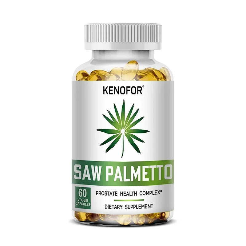 Saw Palmetto Capsules - Prostate Health, Hair Growth, Men's Health, Urinary Tract Health, Improved Frequent Urination for Men's