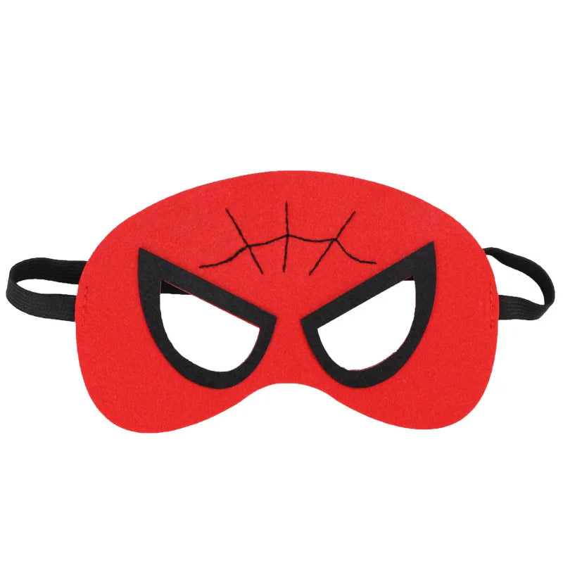 10/30Pc Spiderman Mask Party Supplies Superhero Cosplay Christmas Halloween Felt Mask for Kids Boy Girl Party Favors Decorations