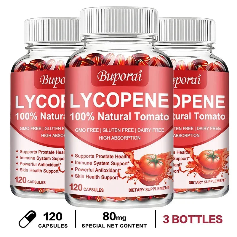 Lycopene Capsules - Prostate Health, Urinary Tract Health, Immunity, Urinary Tract Infection