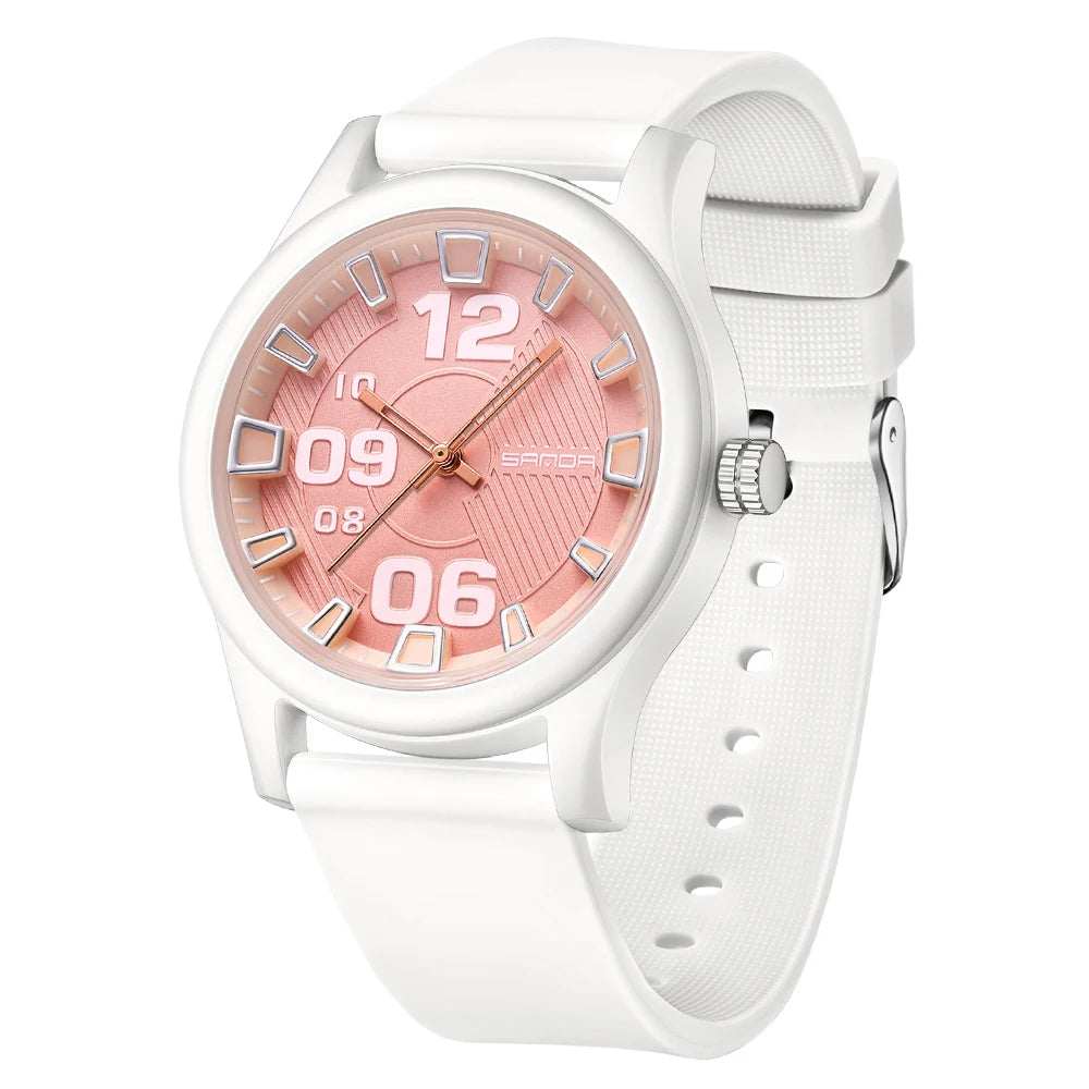 Fashion women's watches, simple casual Soft silicone strap lady watches waterproof, nurse watches for woman, ladies wristwatch