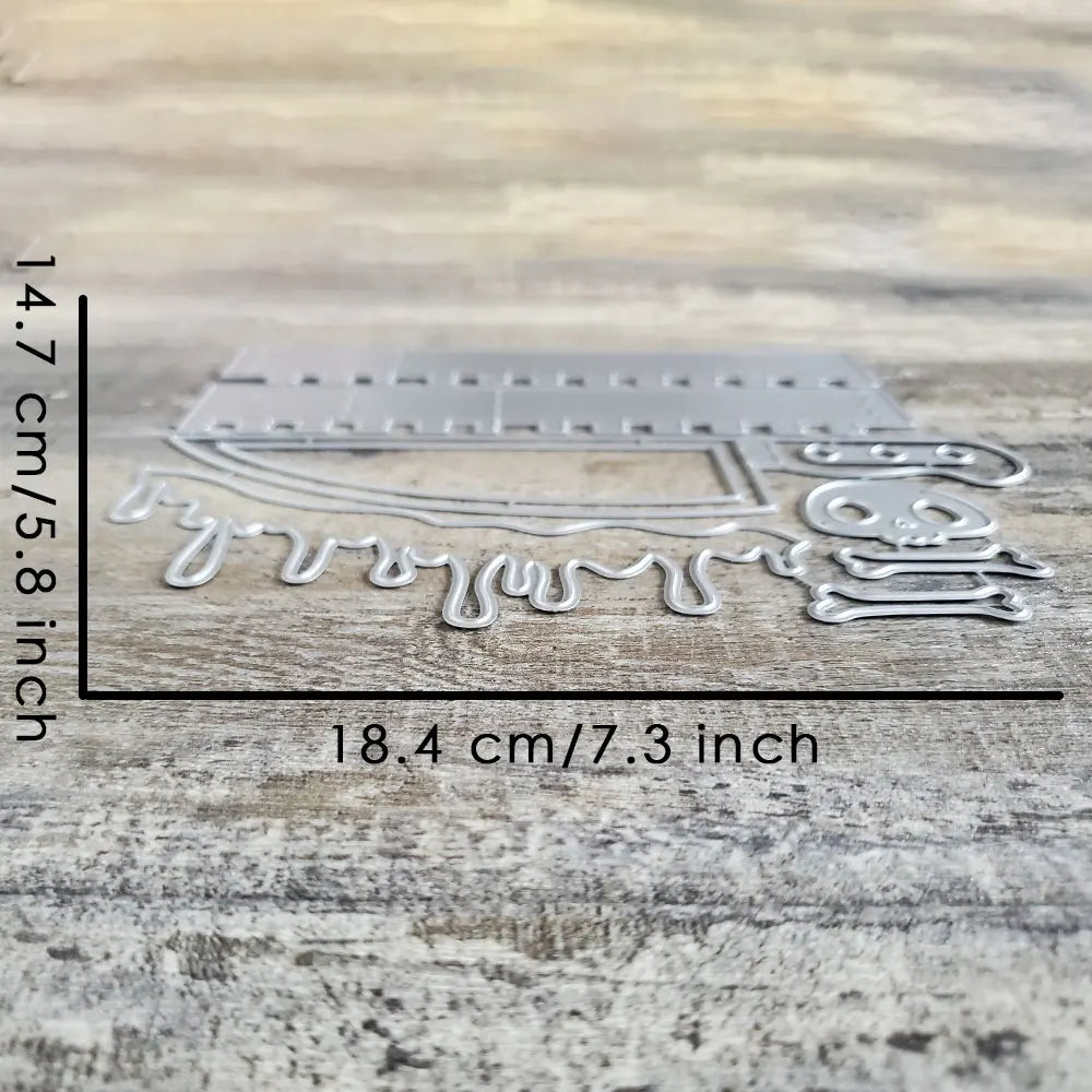 Catlove Halloween Candy Box Knife Metal Cutting Dies Scrapbooking Stencil Die Cuts Card Making DIY Craft Embossing New Dies For