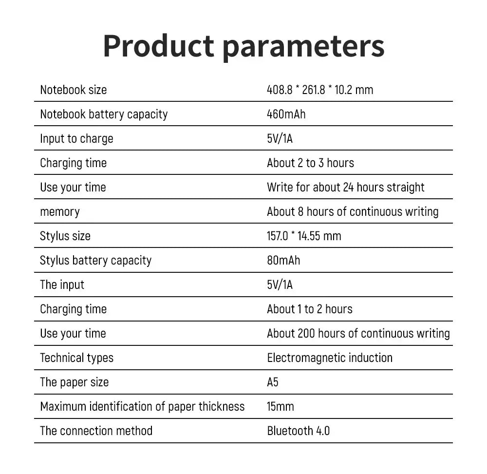 10 inch Smart Digital Board Graffiti Painting Pad Board Art Work Office Creative Smart  Bluetooth Notebook Writing Board