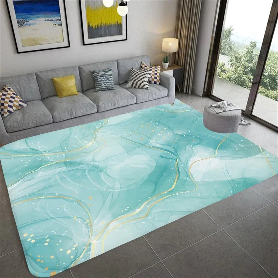 Home Mats Marble Carpets Living Room Bedroom Entrance Doormat Floor Mats Carpets Anti-Slip Mat Rugs Balcony Rug Bedroom Decor