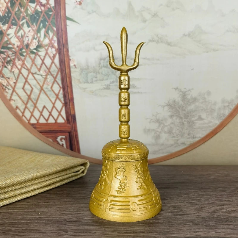 Brass Hand Bell Sound Healing Meditation Hand Bells Relaxation Mindfulness Yoga Bells Energy Musical Instruments Music Therapy