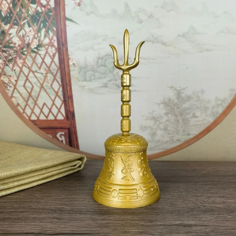 Brass Hand Bell Sound Healing Meditation Hand Bells Relaxation Mindfulness Yoga Bells Energy Musical Instruments Music Therapy
