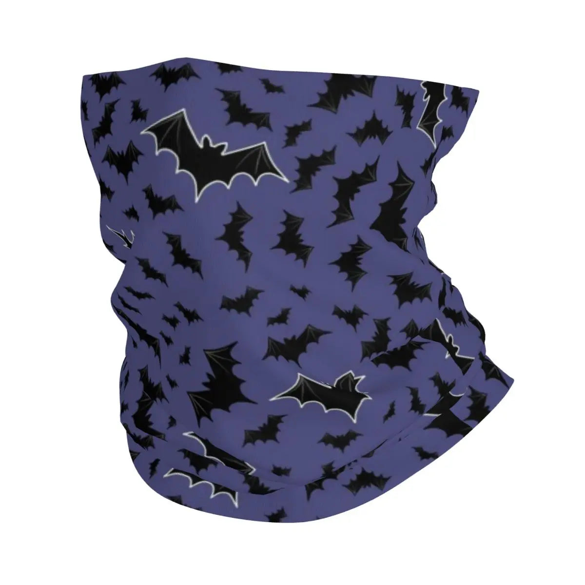 Custom Halloween Vampire Bats Winter Headband Neck Warmer Women Men Hiking Running Tube Scarf Face Bandana Gaiter