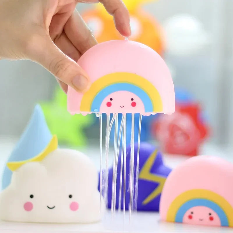 Baby Bath Toys Cute Bathing Swimming Water Games Spraying Clouds Shower Toy For Kids Children Water Playing Toy Bathroom Gifts