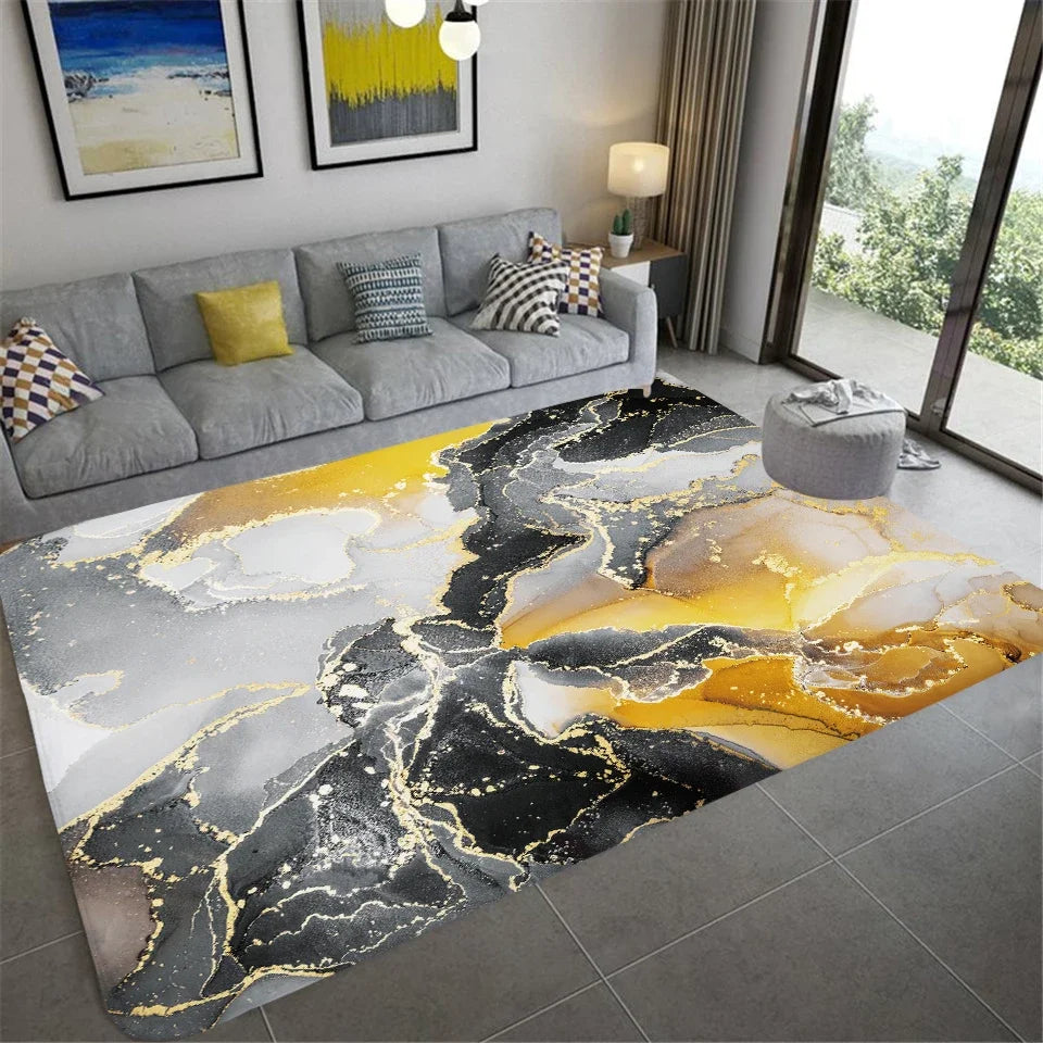 Home Mats Marble Carpets Living Room Bedroom Entrance Doormat Floor Mats Carpets Anti-Slip Mat Rugs Balcony Rug Bedroom Decor