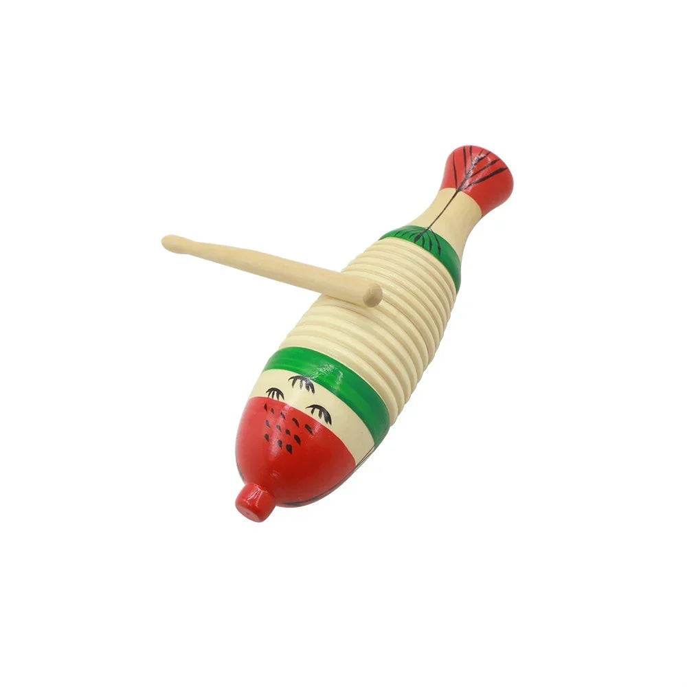 Wooden Fish Toy Game Orff Percussion Musical Instrument Toddler Music Learning Children's Christmas Gifts Baby Educational Toys