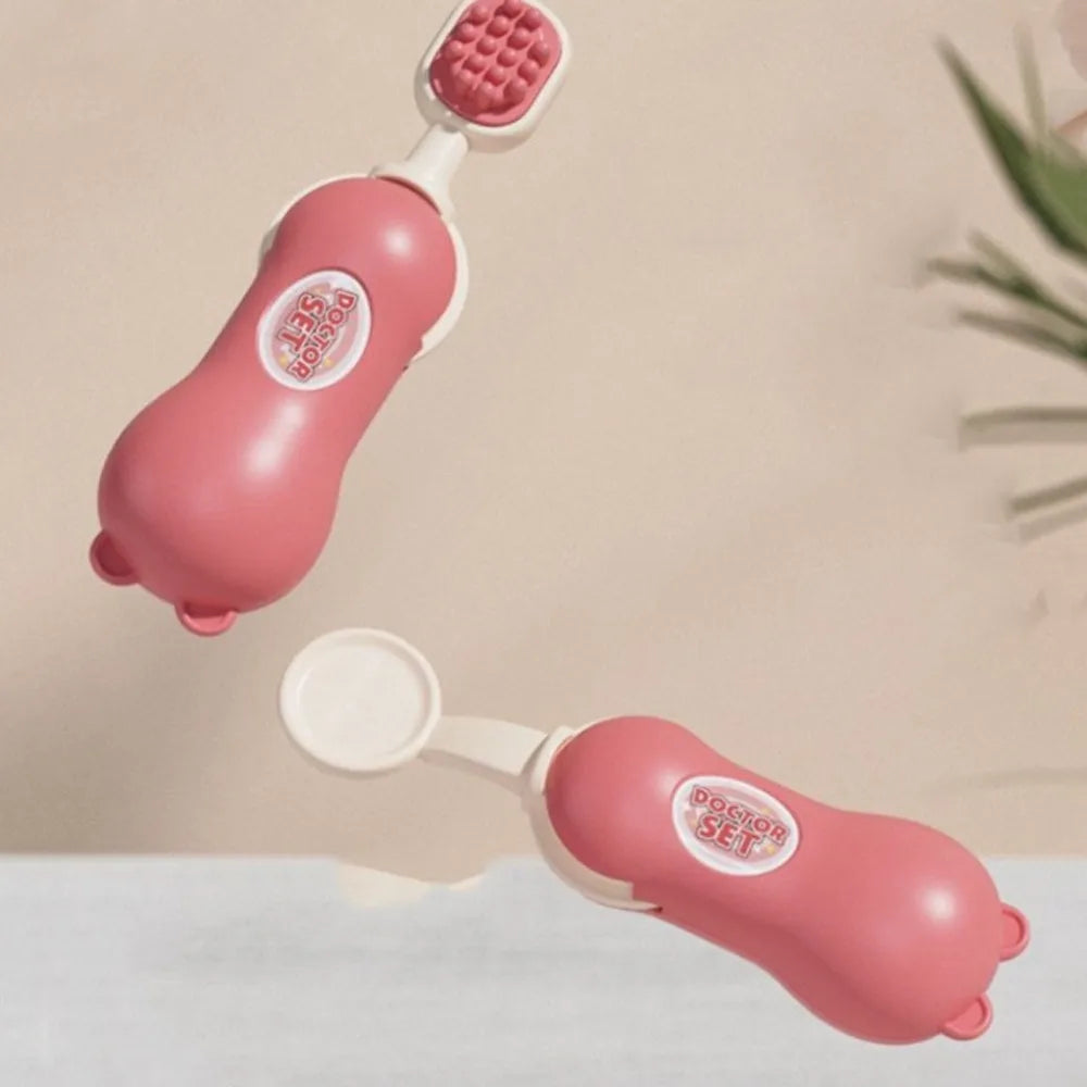 Role Playing Game Dental Doctor Toys Pretend Play Toothbrush Simulation Dentist Toy Set Interaction Early Education