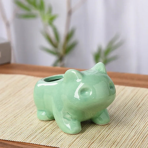 Creative Ceramic Mini Flowerpot Succulent Planter Flower Pot with Hole
