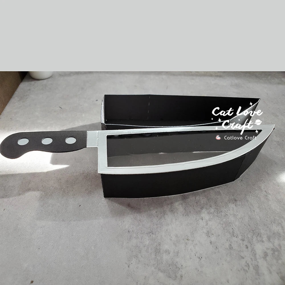 Catlove Halloween Candy Box Knife Metal Cutting Dies Scrapbooking Stencil Die Cuts Card Making DIY Craft Embossing New Dies For