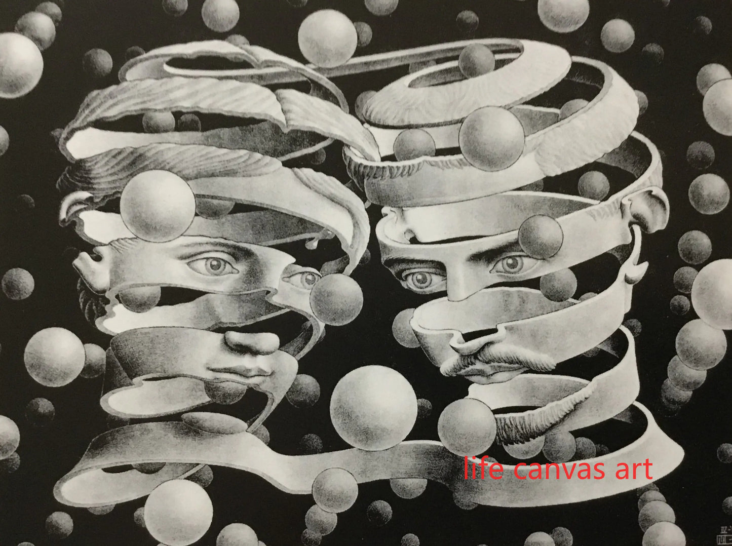 Abatract Style Artworks M.C. Escher MC Escher Eyes Rind Art Poster Canvas Painting Wall Prints Picture Living Room Home Decor