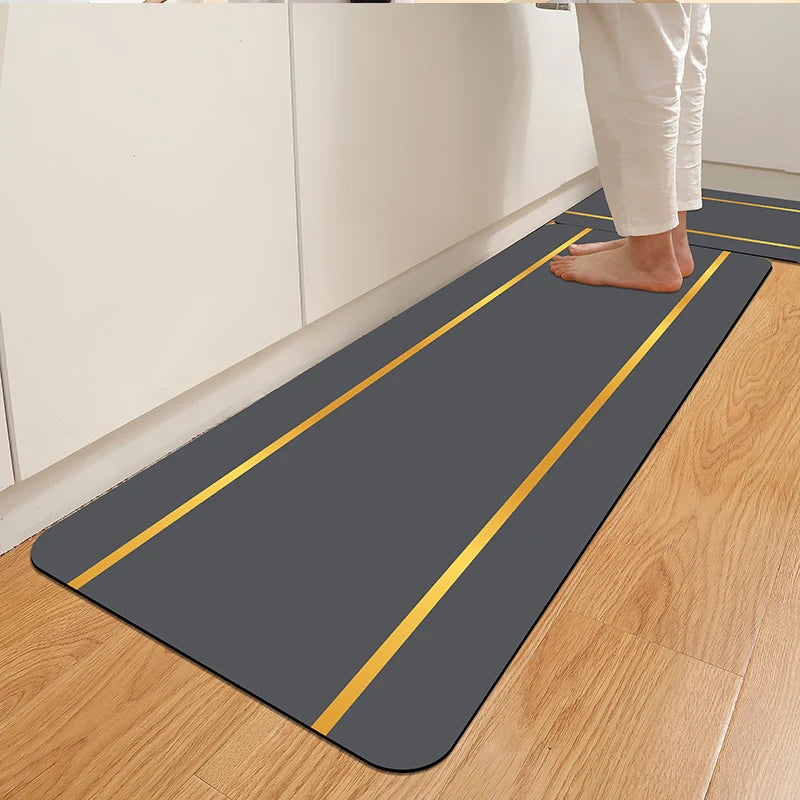 VIKAMA Diatomite Rugs Carpet For Bath Rugs For Kitchen Kitchen Floor Mat Rugs For Bathroom Diatomite Mat Kitchen Mat