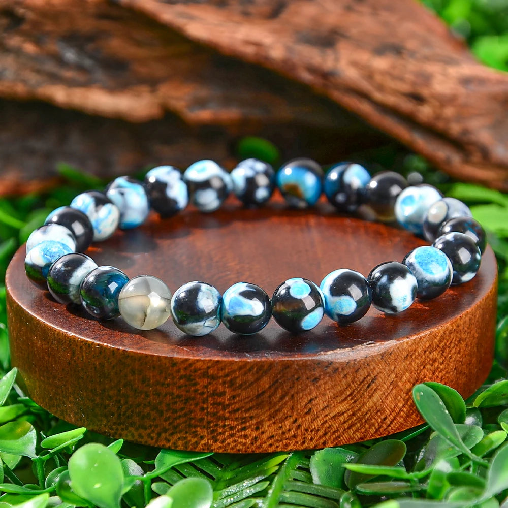 Healing Crystal Bracelet - A Stone Bracelet That Relieves Anxiety, Reduces Stress, and Calms, A Gift for Early Recovery