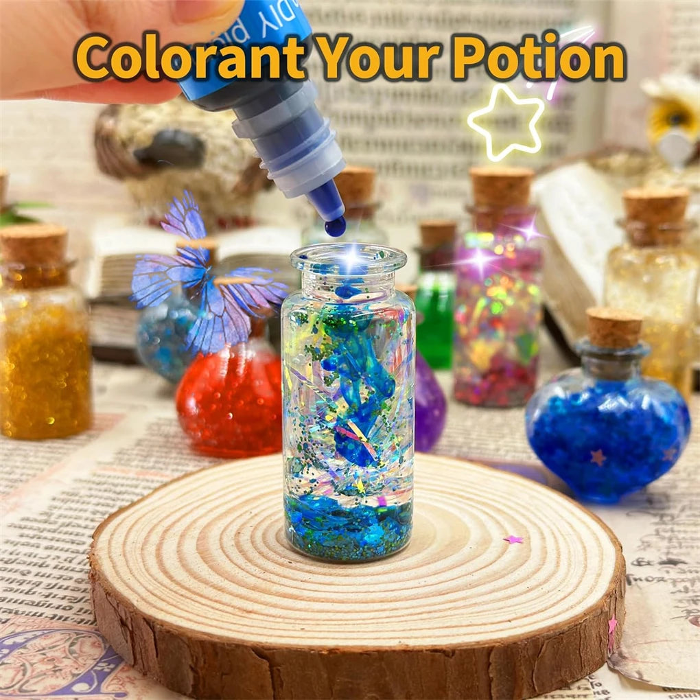 DIY Fairy Magical Potions Kit Horror Halloween Christmas Gifts Witches' Magical Color Changing Freezing Potions Art Craft Kit