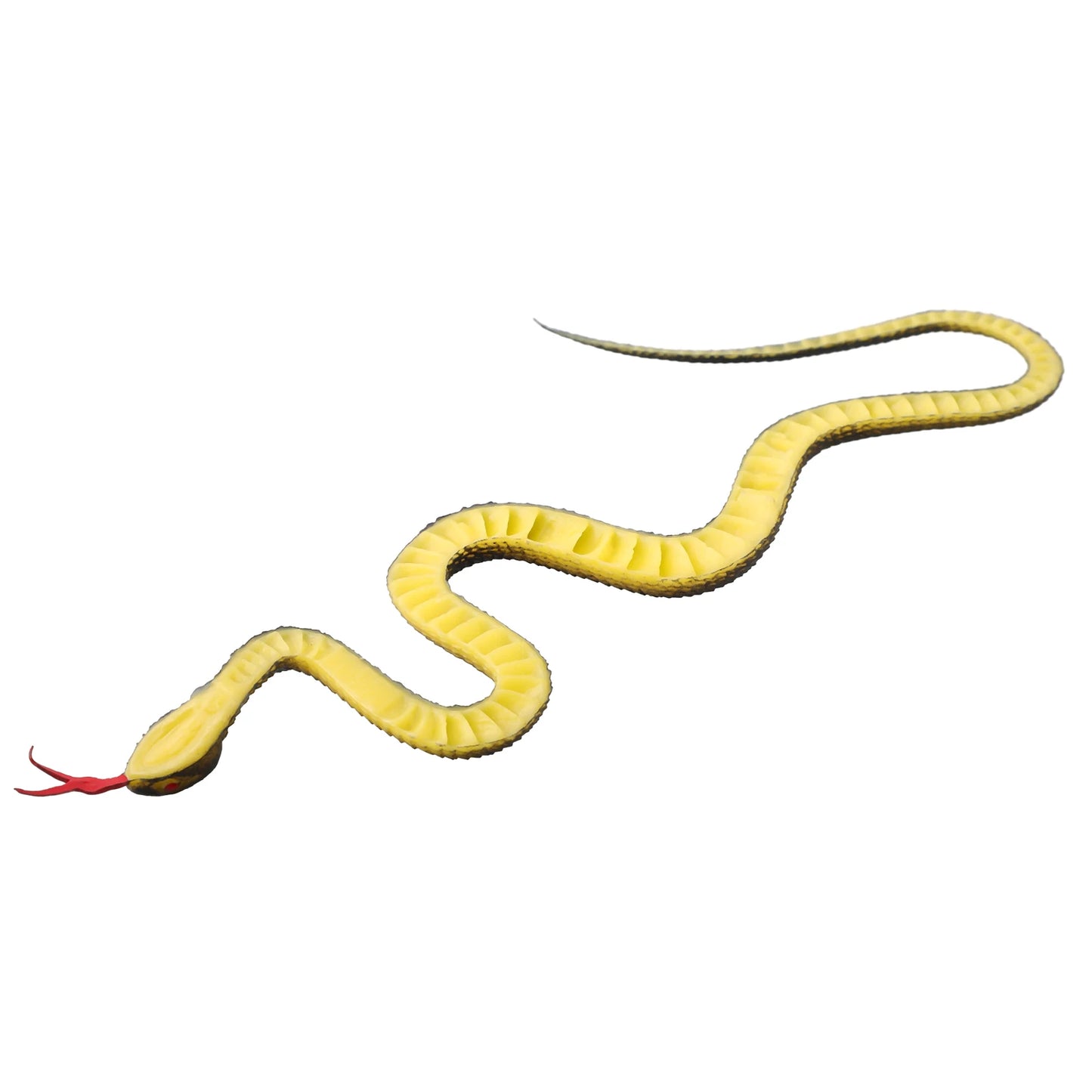 1pcs Rubber  Fake Snake 45cm Realistic Fake Snake Prank Trick North US Green Anaconda Scary Halloween Party Accessories