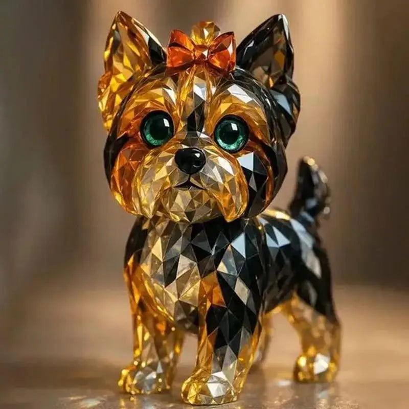 Crystal Figurine Animal Styles Collectible Figurines Handcrafted Collectibles Portable Space-Saving Sculpture For Table Desk