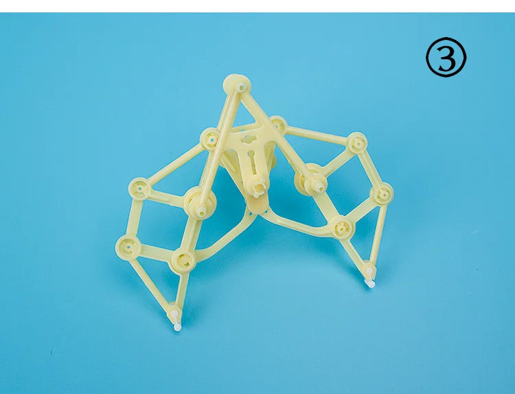 Child/Adult DIY Toy Hand-invented Robot Creative Wind Energy Powered Mechanical Puzzle Education Toys Gifts