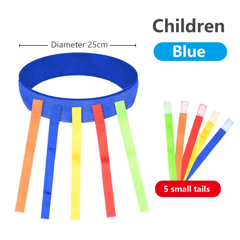 Children Outdoor Funny Game Toy Belt For Kindergarten Kids Catching Tail Training Equipment Teamwork Game Toys for Children