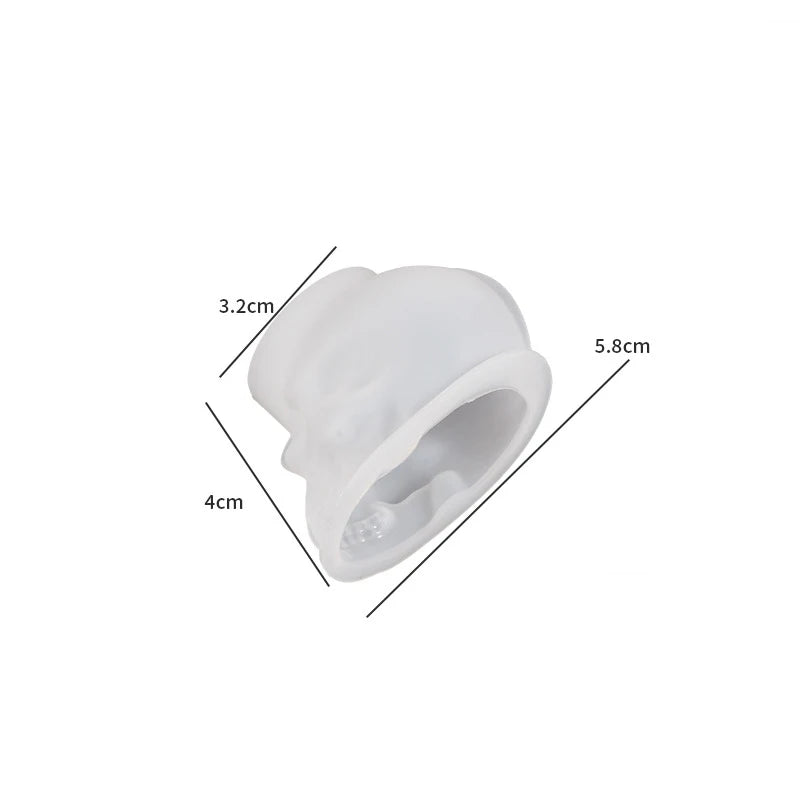 Skeleton Head Epoxy Resin Mold Halloween Candle Making Keychain Pendants Skull Shape Pendants Epoxy Silicone Molds Jewel Making