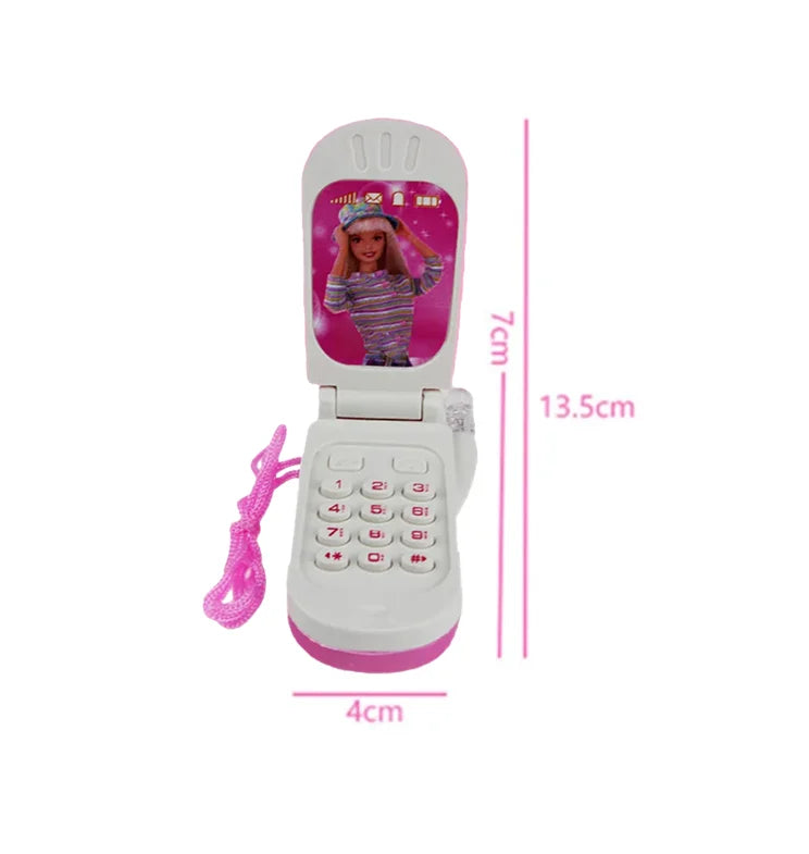 Children's Electronic Toys Can Swim In Water With Colorful Fish And Nostalgic Flip Imitation Mobile Phone Girl Gift