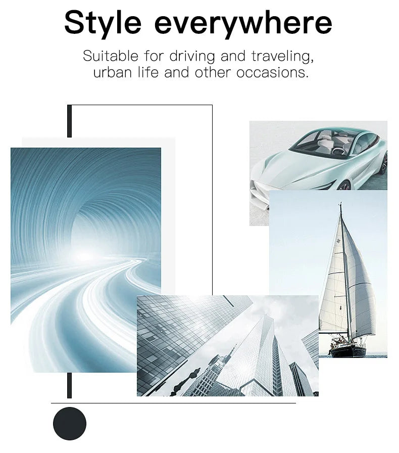 1/2PCS Men And Women Oversized Square Fashion Sunglasses Sports Driving Glasses Gradient Colored Sunglasses Uv400 2023