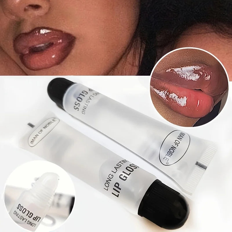 5pcs Glossy Finish Lip Gloss, Moisturizing Cream for All skin Types,Non-Sticky Hydrating Lip Oil, Long-Lasting Shine for Dry Lip