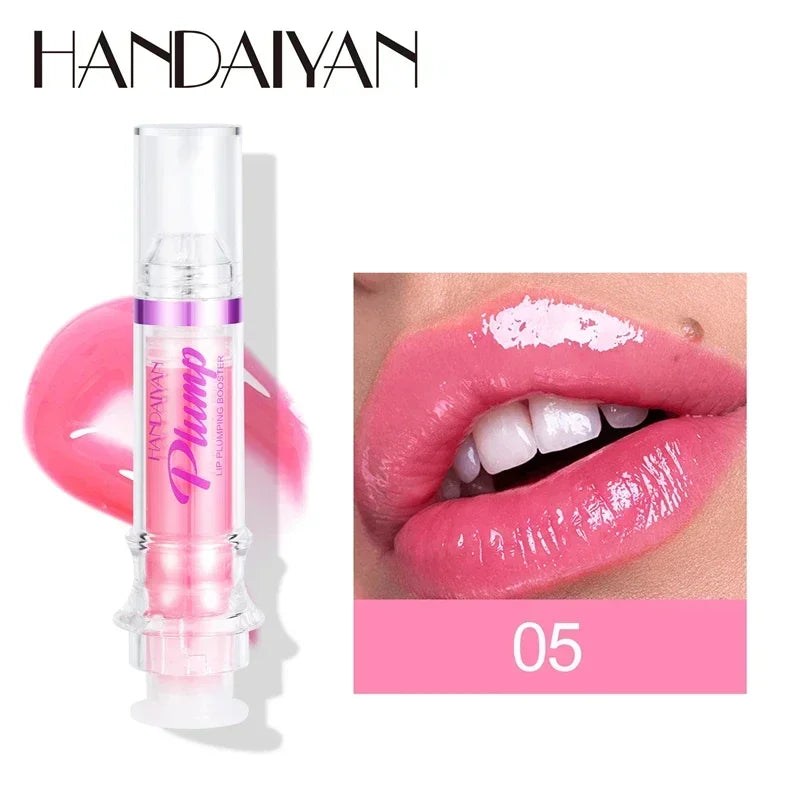 Lip Plumping Booster Lasting Sexy Plumper Glitter Red Nude Lipstick Liquid Waterproof Moisturize Oil Lipgloss Makeup Lip Care
