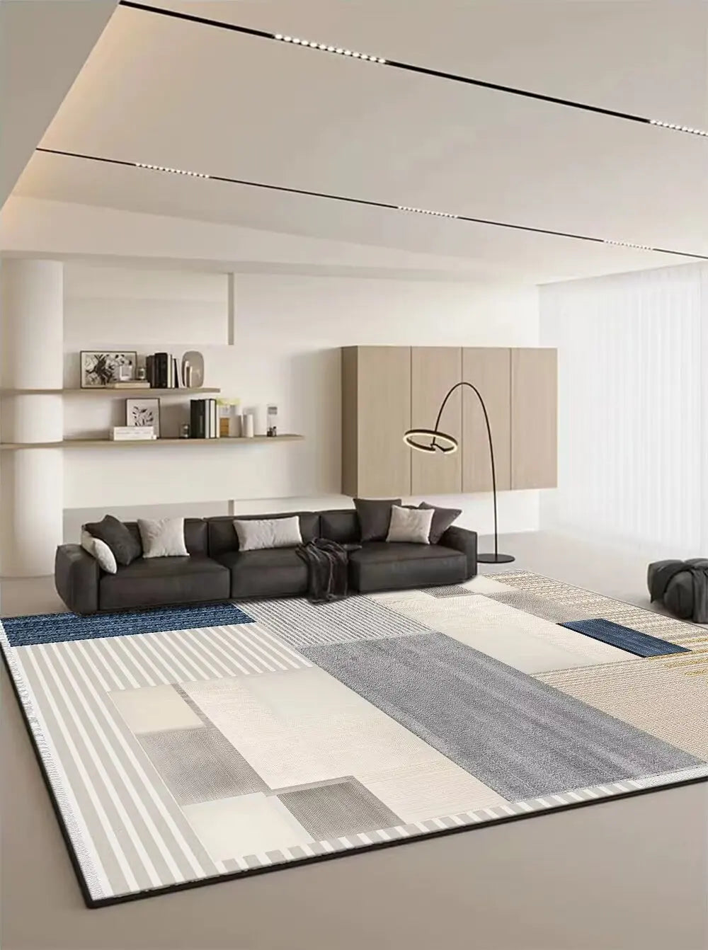 Modern Geometric Large Rugs for Living Room Home Decoration Luxury Carpet 200x300 Soft Easy Cleaning Bedroom Decor Mat Bedside