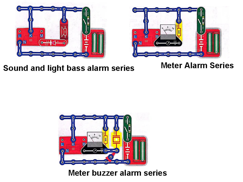 Circuit Electronic Exploration Toys for Kids tecnología Physic Education Learning Children Stem Toys Gifts Science Kits For Kids
