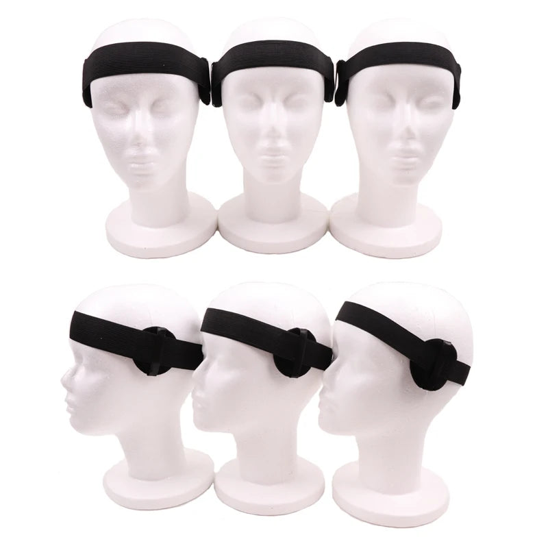 1Pcs Edge Melt Band For Lace Wigs With Ear Puff  Adjustable Elastic Headband With Ear Protector Wig Band With Ear Covers Purple