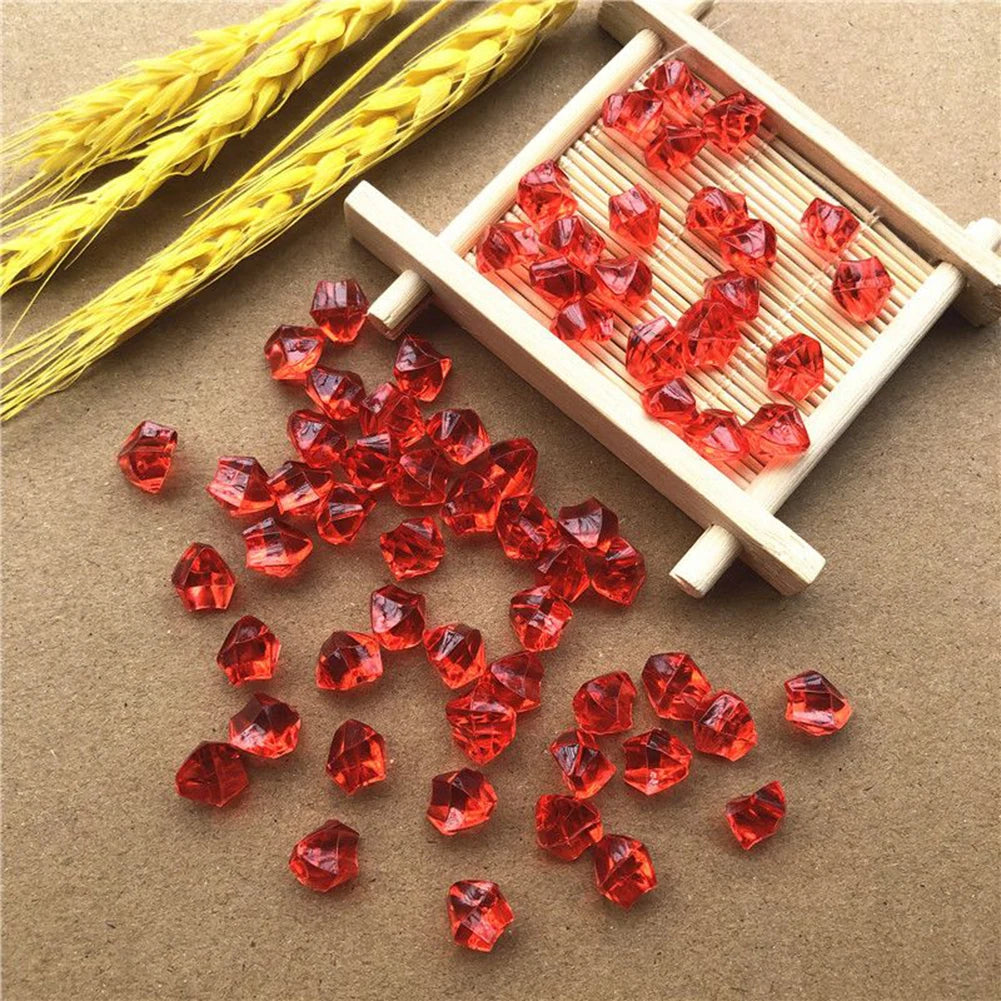 Crystals Plastic Gems Home and Decoration Ice Particles Colored Stones Children's Jewelry Crystal Diamond Toys Crafts