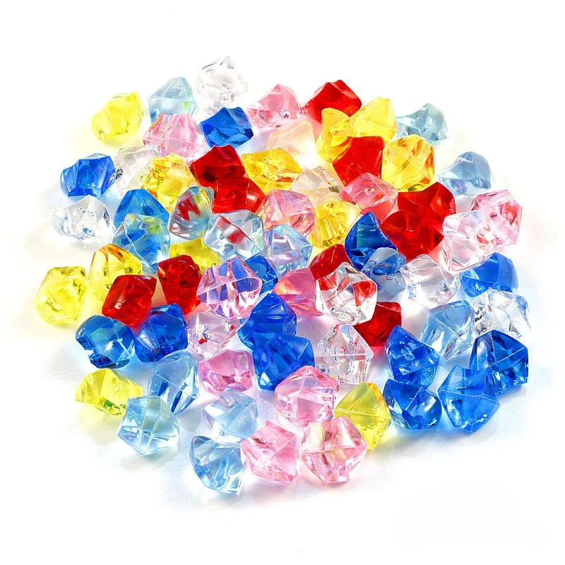 Crystals Plastic Gems Home and Decoration Ice Particles Colored Stones Children's Jewelry Crystal Diamond Toys Crafts